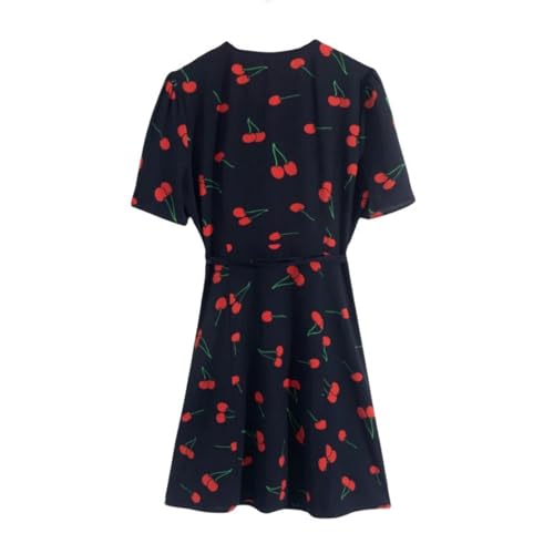 Robe d'été coupe cintrée Cerise Douce à la finition haute couture - 3