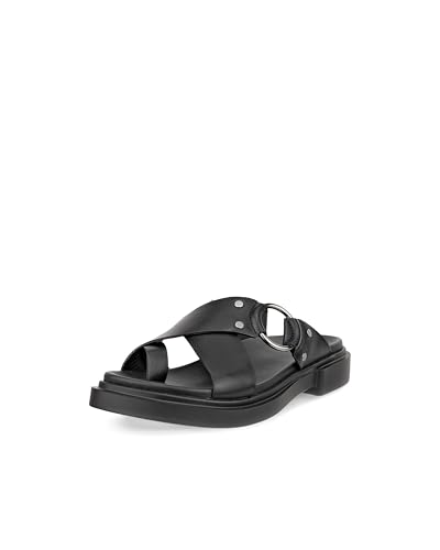 ECCO Women's Seoul Toe Post Ring Ornament Slide Sandal
