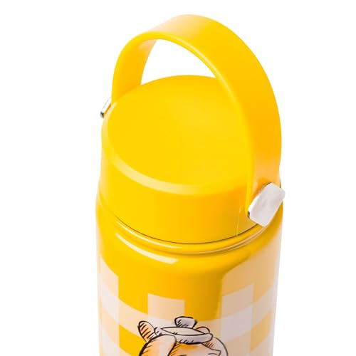 Image of Silver Buffalo Disney Winnie the Pooh, Stainless Steel Water Bottle, 20oz
