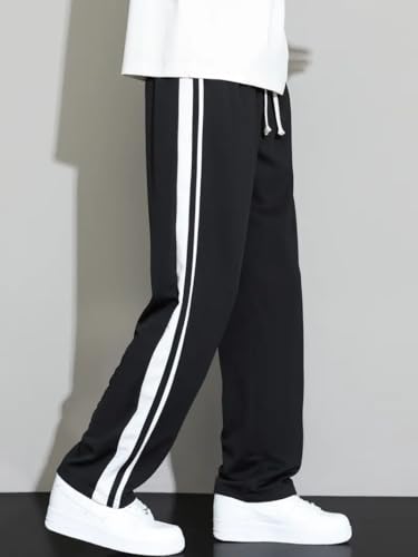 Image of Track Pants for Men - Modern, Stylish, Comfortable & Stretchable Athletic Joggers for Casual & Gym Wear