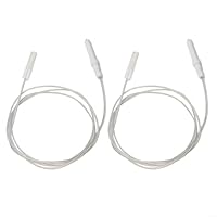 Gas Cooker Range Stove Ignition Electrode Spark Plu Set, 900mm Ignition Wire, Replacement Part for Most Brand Gas Stoves, Cookers and Ranges, 2 Pack(40mm)