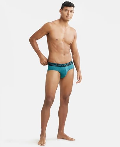 Image of Jockey MM04 Men's Microfiber Mesh Elastane Stretch Active Wear Sports Brief with Stay Dry Technology