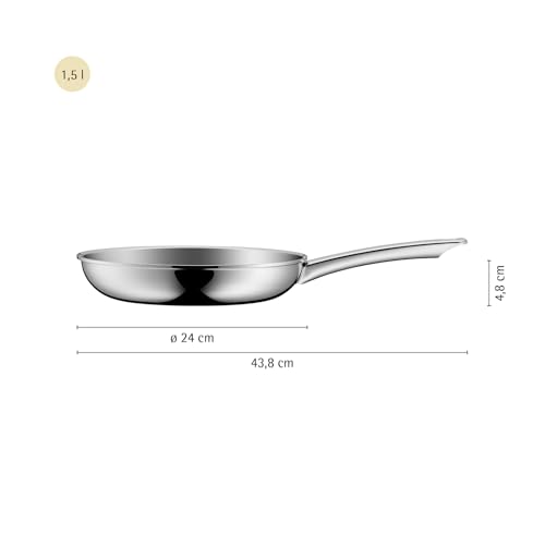 WMF Profi Resist Bratpfanne 24 cm – Pfanne mit kratzfester Wabenstruktur – Ansicht 6