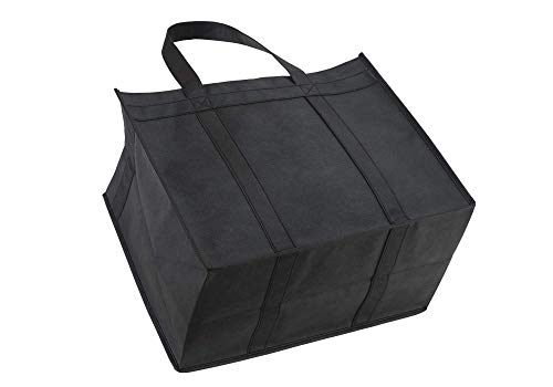 NZ Home XL Reusable Grocery Bags, Heavy Duty Shopping Tote, Stands Upright, Foldable, Washable (Mixed Color 5 Pack)