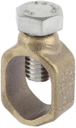 Copper Ground Rod Clamp 5/8" for Direct Burial, Pack of 25