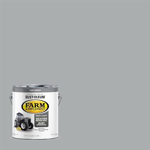 Image of Rust-Oleum 280169-2PK Farm & Implement Enamel Primer, Gallon, Gray Primer, 2 Pack