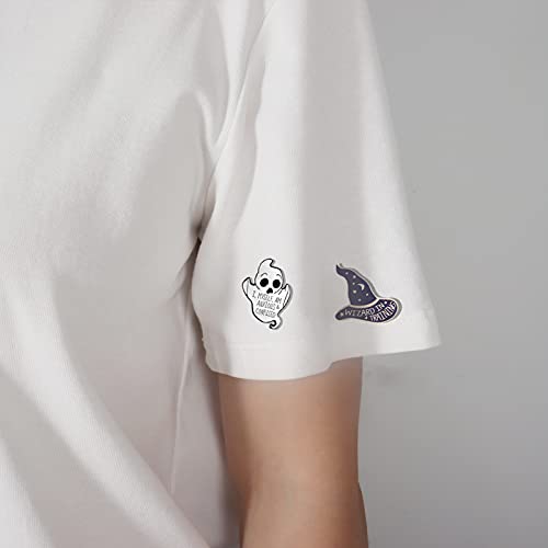 Halloween Goth Enamel Pin Set Pumpkin Skull Witch Brooch Pin Black Skeleton Punk Witchy Jewelry for Backpacks Hat Pant Accessories4