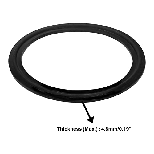 Image of DERNORD 3 inch Tri Clamp EPDM Sanitary Gasket Fits Tri-Clover Type Ferrule (Pack of 15)