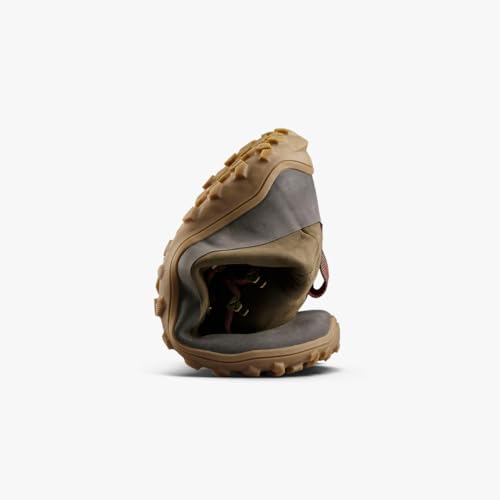 Vivobarefoot Tracker Leather AT Mens Barefoot Hiking Boots | Waterproof, Lightweight & Puncture Resistant | All Weather & Terrains | Wide Fit Grounding Shoes Bracken