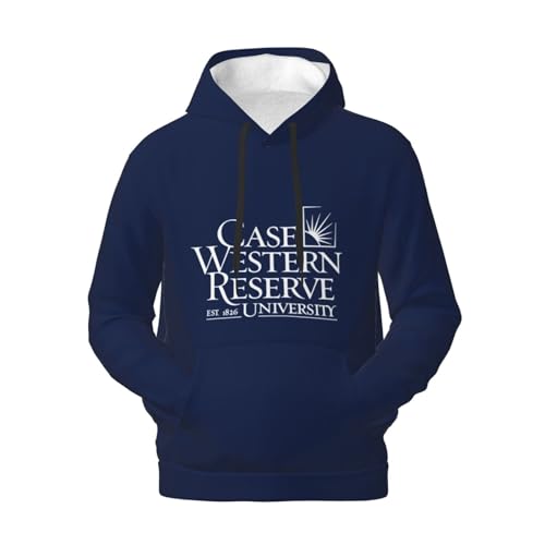 COKYIS Case Western Reserve University Men'S Hoodie,Fleece Comfortable Hoodie, Sweatshirt For Men Black