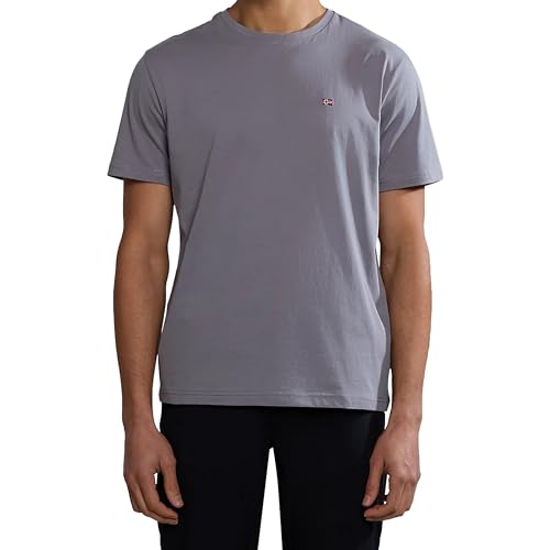 T-shirt Napapijri Salis gris chouette pour vos sorties décontractées et week-ends