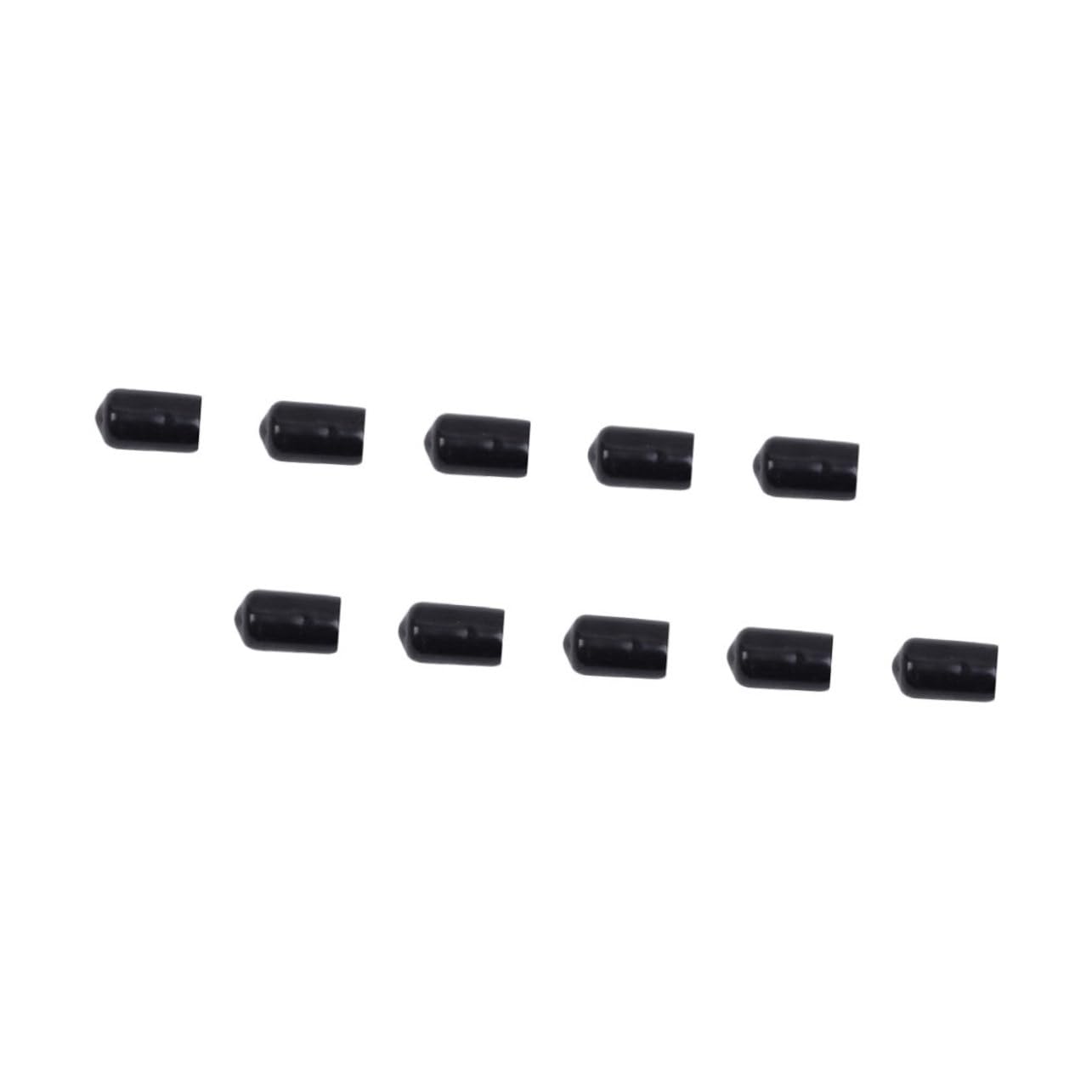 KICHOUSE Rubber Archery Arrowhead Set 10pcs 8mm Tip Arrowheads for Archery Games Practice