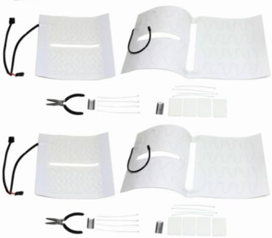 Zieichy 2 Set Seat Heater Pad, 4Pcs Seat Heat Pad Compatible with 2003-2007 Chevy GMC Pickup Truck SUV,15193975,641106,641105,88940288,88940289