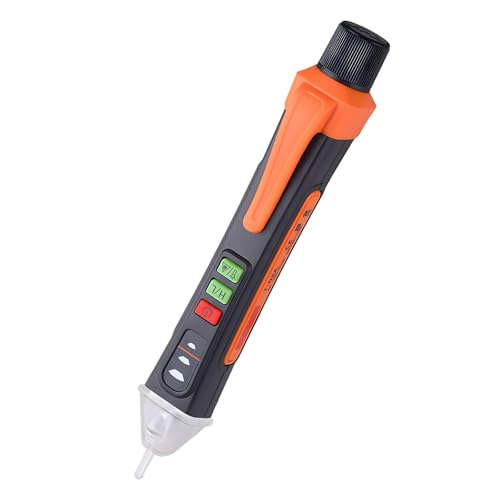 Non-Contact Voltage Tester Pen with Adjustable Sensitivity, LCD Display & Torch, Dual Range AC Voltage Detector for Home Electrical Work, Socket Testing, Breakpoint Finding, DIYers & Electricians