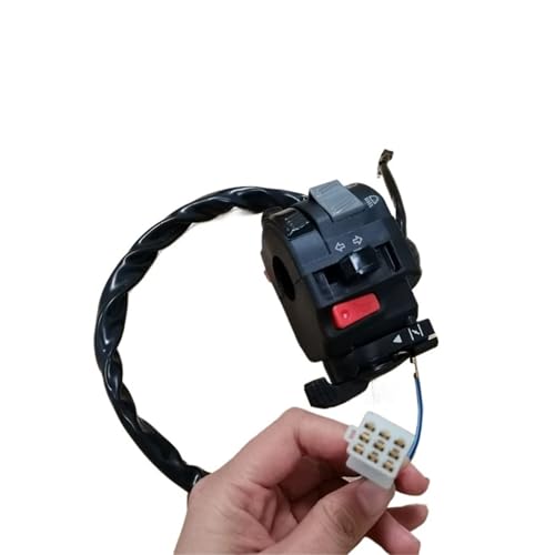 Ensemble interrupteur de moto de précision 22mm avec clé d'allumage klaxon