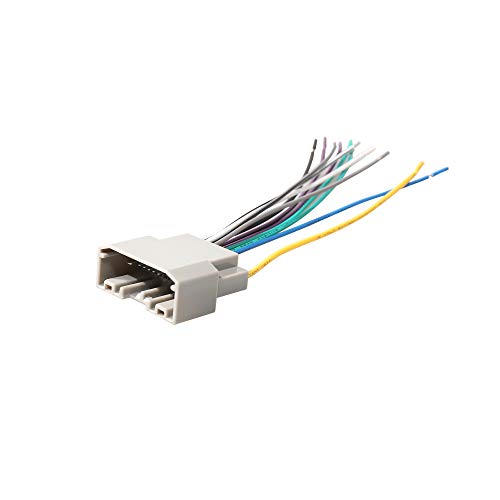 Red Wolf Radio Wiring Harness Antenna Adapter Connector Compatible With Dodge 2007-2011, Jeep 2008-2011, Chrysler 2008-2011Install Aftermarket Car Stereo Cd Player Wire Cable Plug #TOP1