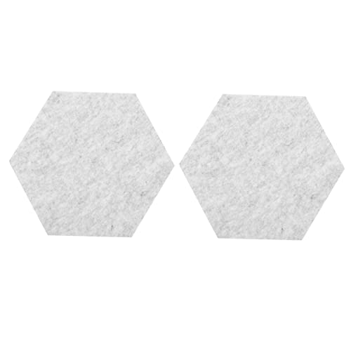 YARNOW 2 piezas paneles acústicos de fibra de poliéster para absorción e insonorización para sala de cine en casa, estudio y decoración de oficina miniatura 1