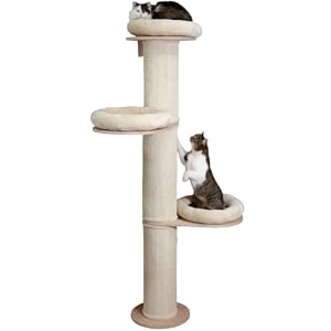 Kerbl Pet Kratzbaum Dolomit Tower, Ø38cm Höhe 187cm, beige