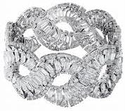 Swarovski Hyperbola Infinity Mixed Cuts Bracelet