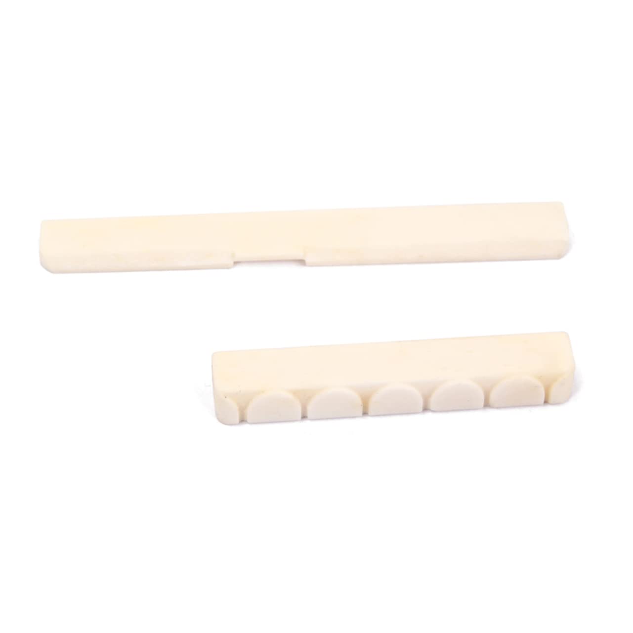 FUNOMOCYA Arch Shape Guitar Classical Ox Bone Pillow Upper/lower Saddle for 6-string Guitar Dj05/06