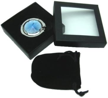 Vista 3 de Tapp Collections Bling Foldable Purse Hanger with Velvet Pouch and Gift Box