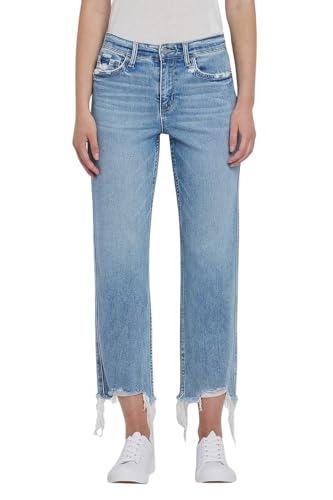 Image of VERVET Women's High-Rise Straight Jeans