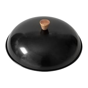 Joyce Chen 31-0066, 13.5-Inch Nonstick Steel Dome Lid for 14-Inch Wok Black