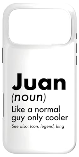Juan Like A Normal Guy Only Cooler Legend King �t�@�[�X�g�l�[�� �X�}�z�P�[�X iPhone 17 Pro Max �p
