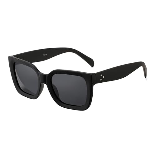 Retro Sunglasses for Women Men,Trendy Rectangle Womens Mens Shades Sun Glasses