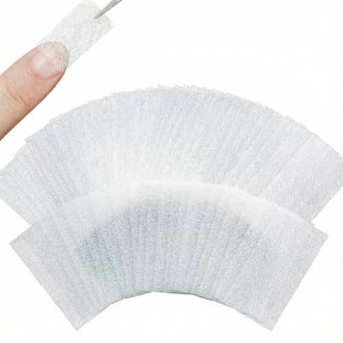 YUVKIN 60 Pièces Kit Extensions d'Ongles en Fibre de Verre avec Gel UV pour Réparation et Gainage des Ongles Cassés, Manucure Créative et Allongement des Ongles