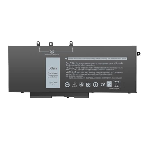 Image of WISTAR GJKNX Battery for Dell Latitude 5280 5480 5580 5490 5590 E5480 E5580 E5490 E5590 0DY9NT GD1JP DY9NT 0GD1JP 5YHR4 451-BBZG 7.6V 4-Cell 68Wh Laptop Battery