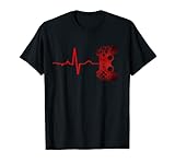 Gamer Heartbeat Video Games Gaming Boys Teens Men T-Shirt