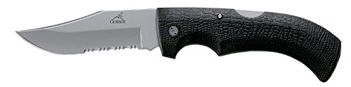 Gerber Gator Folding Knife, Serrated Edge, Clip Point [46079]