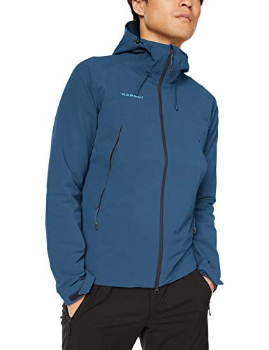 [MAMMUT]ソフトシェルジャケット (マムート) マサオ ソフトシェル ジャケット メンズ メンズ wing teal EU S (日本サイズM相当)
