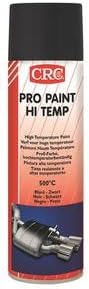 CRC Acrylic Paint – Fast Drying, Withstands Temperatures up to 690º. Pro Paint Hi Temp Black