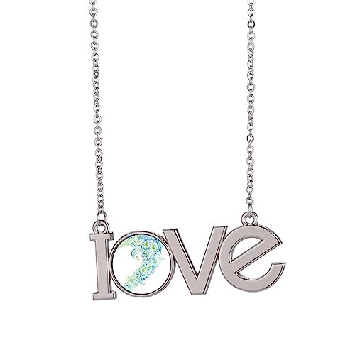 Collier poisson bleu animaux protection taille M pendentif texturé