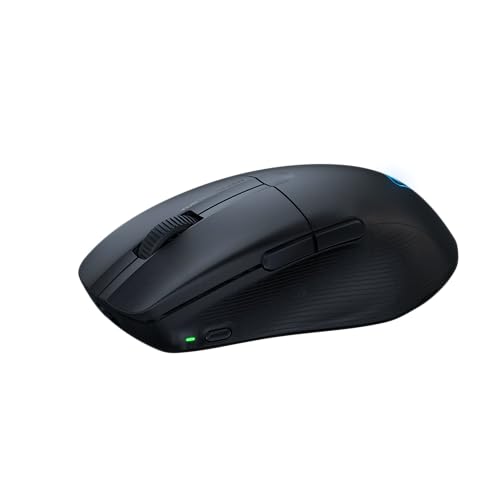 Image of Turtle Beach Pure Air Wireless RGB Gaming Mouse, Ultra-Light 54g Ergonomic Design, 26000 DPI Optical Sensor, 125-Hour Rechargeable Battery, Dual Wireless + Bluetooth, Titan Optical Switches - Black