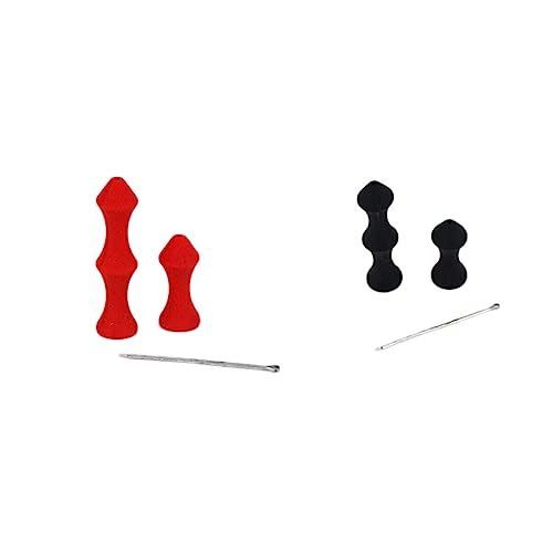 BESPORTBLE Silicone Finger Tabs for Bowstring Protection 3pcs Blue Essential Supplies