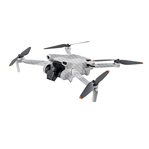 Image of MightySkins Carbon Fiber Skin Compatible with DJI Mini 3 - Gray Polygon | Protective, Durable Textured Carbon Fiber Finish | Easy to Apply | Made in The USA
