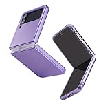 GALLAPLE for Samsung Galaxy Z Flip 4 Mganetic Case Purple Full Cover Hard PC Ultra-Thin Anti-Yellow Shockproof Support Wireless Charging Slim Protective Phone Case for Galaxy Z Flip 4