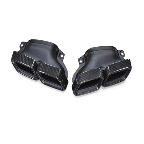 Embout d'échappement Mercedes Classe C W205 carbone pour rassemblements auto