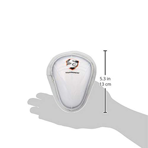 SG Tournament Abdominal Pad, Junior, Plastic, White 4 31j6hO1p3TL