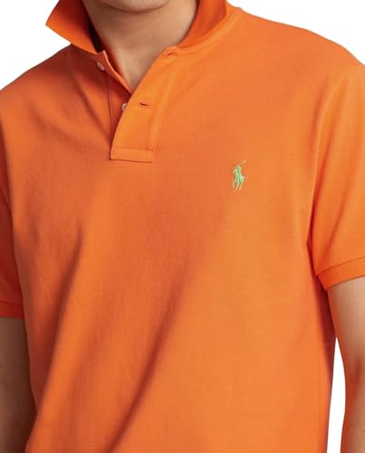 Image of Polo Ralph Lauren Men Custom Fit Mesh Polo Shirt