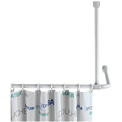 Wenko Aluminium Ceiling Support for Shower Rail Cover