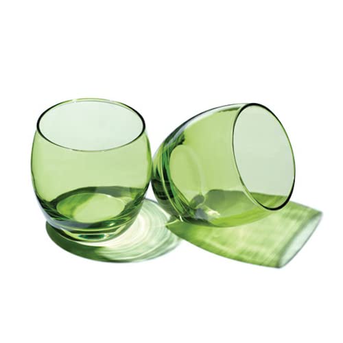 Pasabahce Juego de 3 vasos de agua y zumo de color verde lima, 340 ml