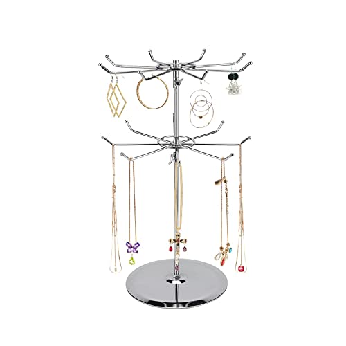 Apl Display 779139057444 Display Stand Jewelry Display Holder Retail Display Stand, 2 Tier Rotating Display Rack thumb #3