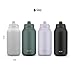 Ello Hydra 64oz Stainless Steel Water Jug with Locking Leak Proof Lid | Reusable Half Gallon Vacuum Insulated Metal Bottle with Silicone Straw, Keeps Drinks Cold All Day, Gift Ready, Celeste