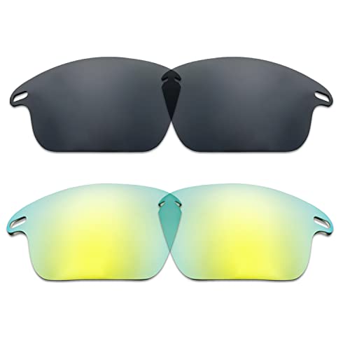 Lentilles pour Oakley Fast Jacket verres de rechange double couleur pour lunettes