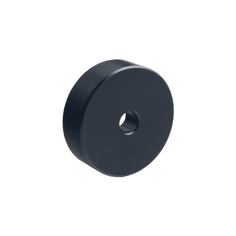 DEWHEL Adaptador de aluminio de 45 RPM compatible con discos de vinilo de 7 pulgadas Domo 45 Adaptador de tocadiscos para reproductor (2 unidades)