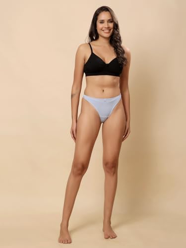 Image of American Symbol Women Microfiber & Cotton Brazilian Thong Briefs